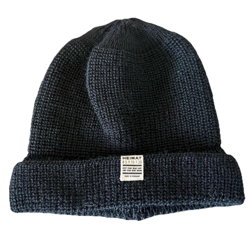 Heimat Made in Germany 100% Wool Knit Beanie Hat